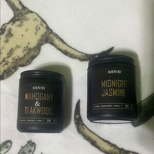 Mahogany & Teakwood and Midnight Jasmine Candles